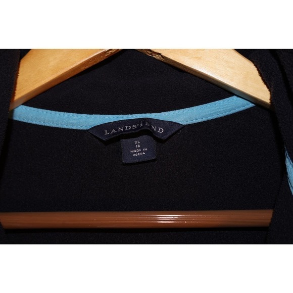 Lands End Blue Jacket Size 16 XL Juniors - Picture 13 of 16